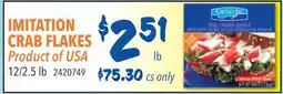 Restaurant Depot IMITATION CRAB FLAKES offer