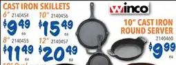 Restaurant Depot WINCO CAST IRON SKILLET offer