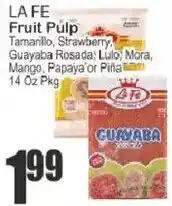 Key Food La Fe Fruit Pulp offer