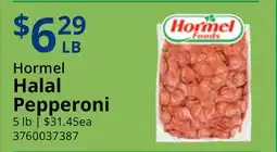 Restaurant Depot Hormel Halal Pepperoni offer