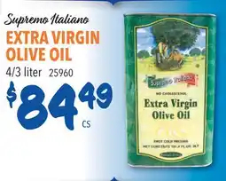 Restaurant Depot Supremo Italiano EXTRA VIRGIN OLIVE OIL offer