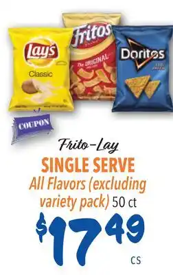 Restaurant Depot Frito-Lay SINGLE SERVE offer