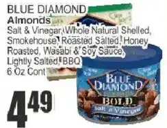 Key Food Blue diamond almonds offer