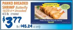 Restaurant Depot PANKO BREADED SHRIMP Butterfly offer