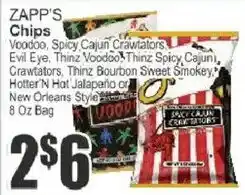 Key Food Zapp's chips offer