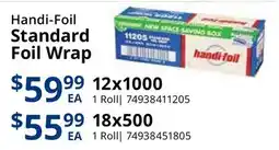 Restaurant Depot Handi-Foil Standard Foil Wrap offer