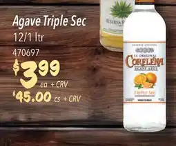 Restaurant Depot Agave Triple Sec offer