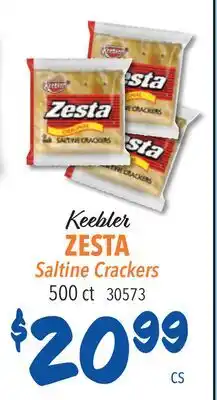 Restaurant Depot Keebler ZESTA Saltine Crackers offer