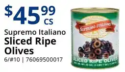 Restaurant Depot Supremo Italiano Sliced Ripe Olives offer
