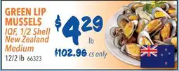 Restaurant Depot GREEN LIP MUSSELS offer