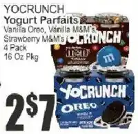Key Food Yocrunch Yogurt Parfaits offer