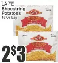 Key Food La Fe shoestring potatoes offer