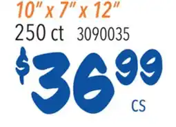 Restaurant Depot 10 x 7 x 12 offer