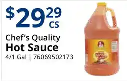 Restaurant Depot Chef's Quality Hot Sauce offer