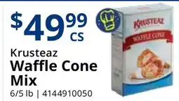 Restaurant Depot Krusteaz Waffle Cone Mix offer