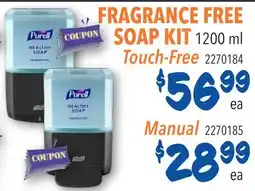 Restaurant Depot FRAGRANCE FREE SOAP KIT offer