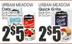 Key Food Urban meadow oats or quick grits offer