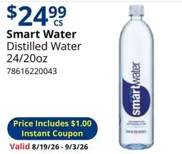 Restaurant Depot Smart Water Distilled Water offer