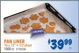 Restaurant Depot PAN LINER offer