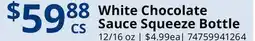 Restaurant Depot White Chocolate Sauce Squeeze Bottle offer