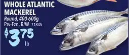 Restaurant Depot WHOLE ATLANTIC MACKEREL offer