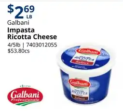 Restaurant Depot Galbani Impasta Ricotta Cheese offer