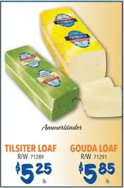 Restaurant Depot TILSITER LOAF GOUDA LOAF offer