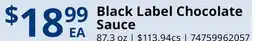 Restaurant Depot Black Label Chocolate Sauce offer