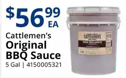 Restaurant Depot Cattlemen's Original BBQ Sauce offer