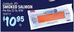 Restaurant Depot LATITUDE 45 SMOKED SALMON offer