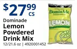 Restaurant Depot Dominade Lemon Powdered Drink Mix offer
