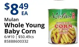 Restaurant Depot Mulan Whole Young Baby Corn offer