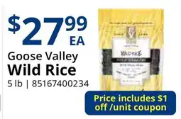 Restaurant Depot Goose Valley Wild Rice offer