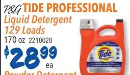 Restaurant Depot P&G TIDE PROFESSIONAL Liquid Detergent 129 Loads offer