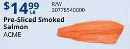 Restaurant Depot Pre-Sliced Smoked Salmon offer