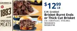 Restaurant Depot E.W. Grobbel Brisket Burnt Ends or Thick Cut Brisket offer