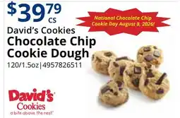 Restaurant Depot David's Cookies Chocolate Chip Cookie Dough offer
