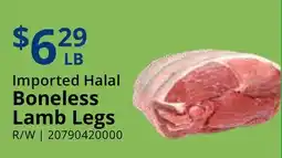 Restaurant Depot Imported Halal Boneless Lamb Legs offer