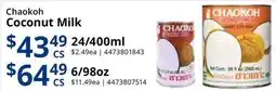 Restaurant Depot Chaokoh Coconut Milk offer