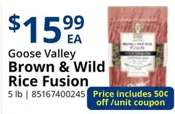 Restaurant Depot Goose Valley Brown & Wild Rice Fusion offer