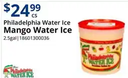 Restaurant Depot Philadelphia Water Ice Mango Water Ice offer