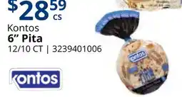 Restaurant Depot Kontos 6 Pita offer