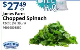 Restaurant Depot James Farm Chopped Spinach offer