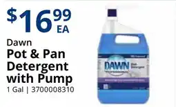 Restaurant Depot Dawn Pot & Pan Detergent with Pump offer