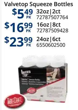 Restaurant Depot Valvetop Squeeze Bottles offer