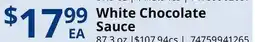 Restaurant Depot White Chocolate Sauce offer