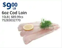 Restaurant Depot 6oz Cod Loin offer