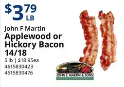 Restaurant Depot John F Martin Applewood or Hickory Bacon offer