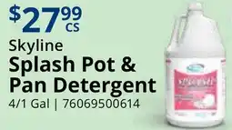 Restaurant Depot Skyline Splash Pot & Pan Detergent offer