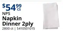Restaurant Depot NPS Napkin Dinner 2ply offer
